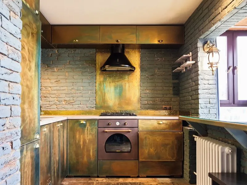 A customer kitchen